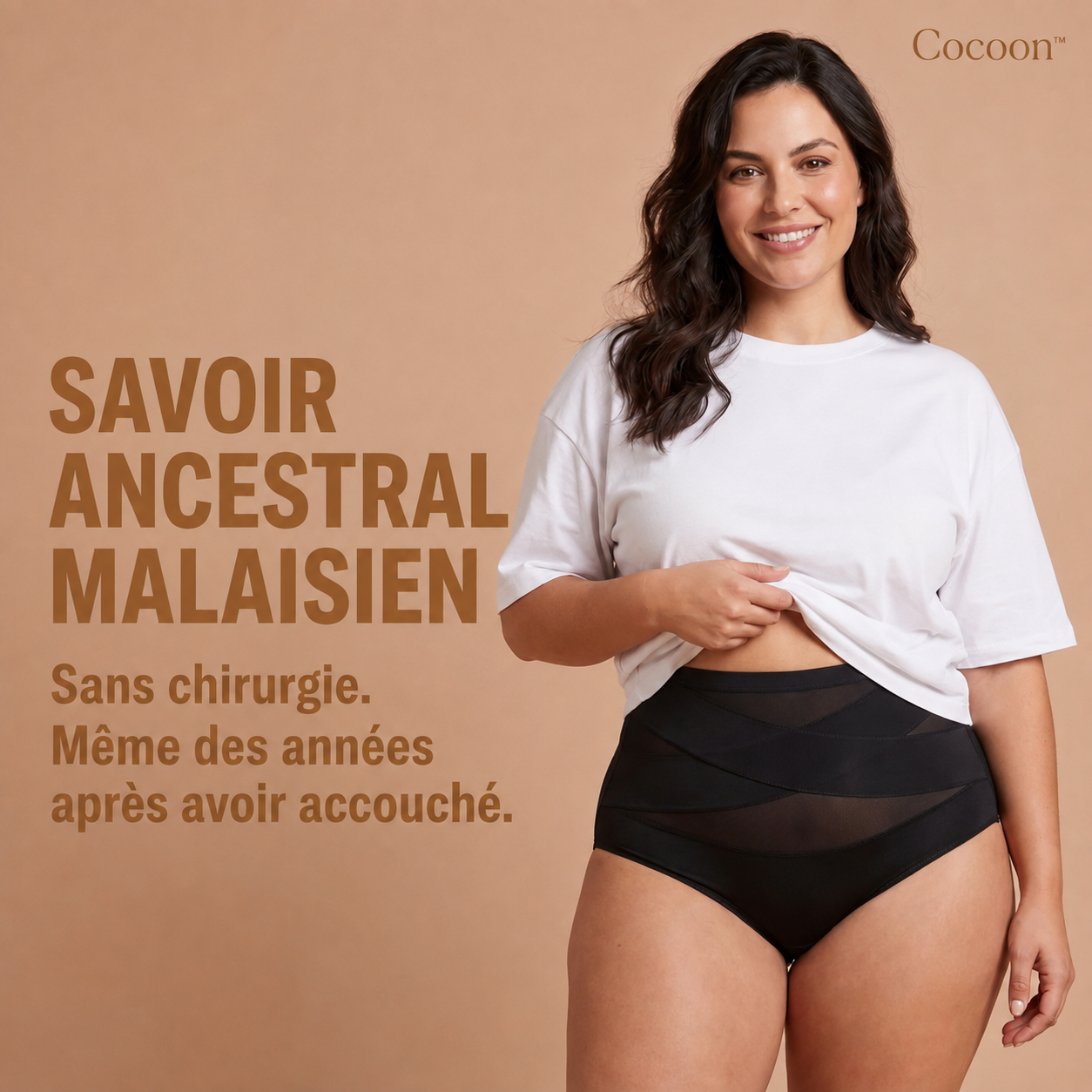 Cocoon™ — La Culotte Gainante Post-Partum