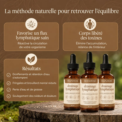 Drainage lymphatique Manavaé™ — Gouttes naturelles