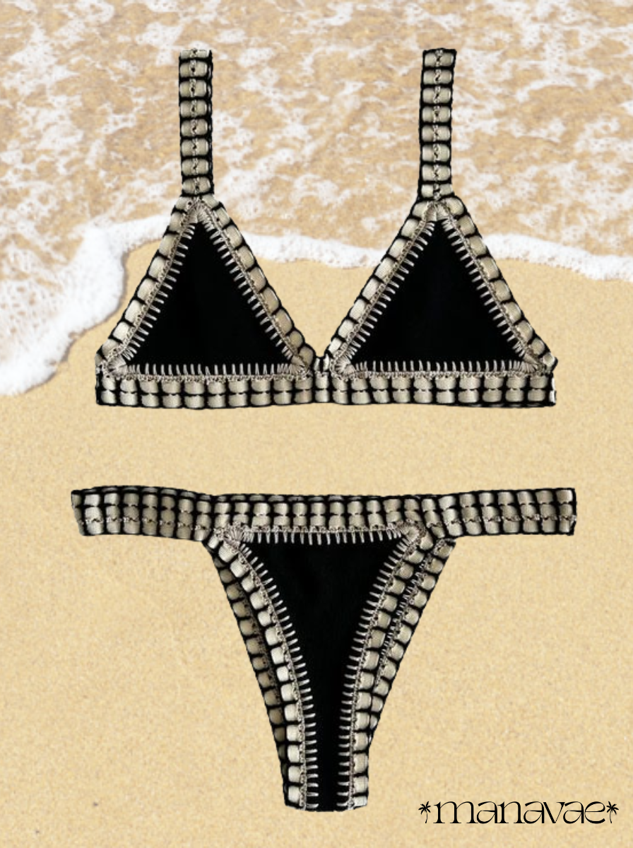 Maillot Noir - Haut et Bas