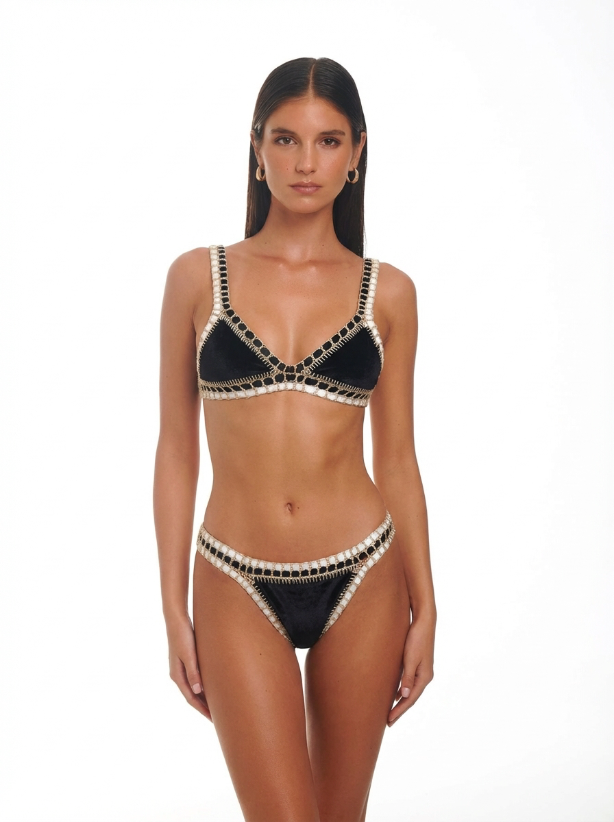 Maillot Noir - Haut et Bas