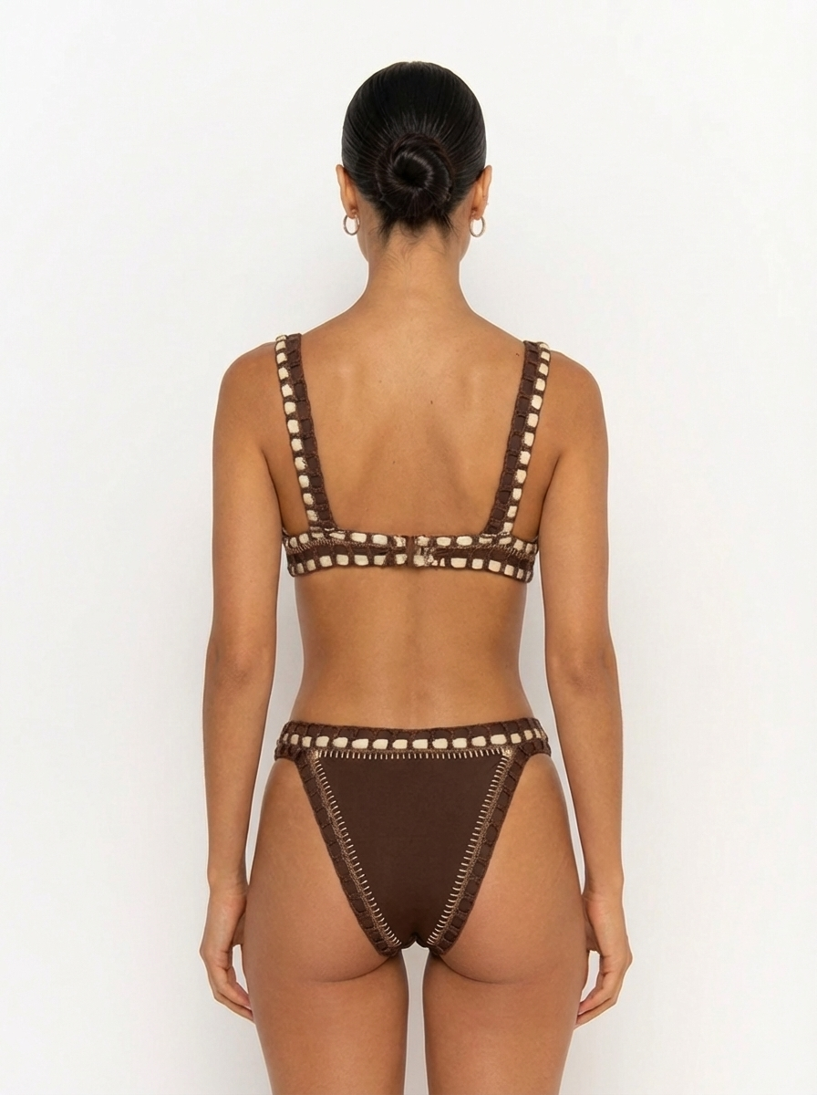 Maillot Cacao - Haut et Bas