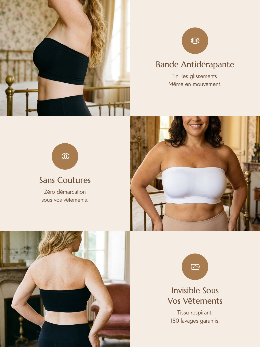 Bandeau BreezeBand™ | Zéro réajustement, zéro marque, zéro gêne