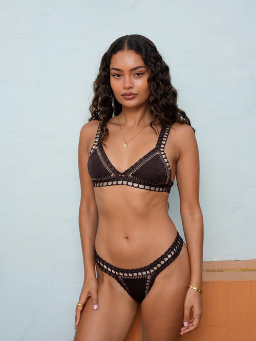 Maillot Cacao - Haut et Bas